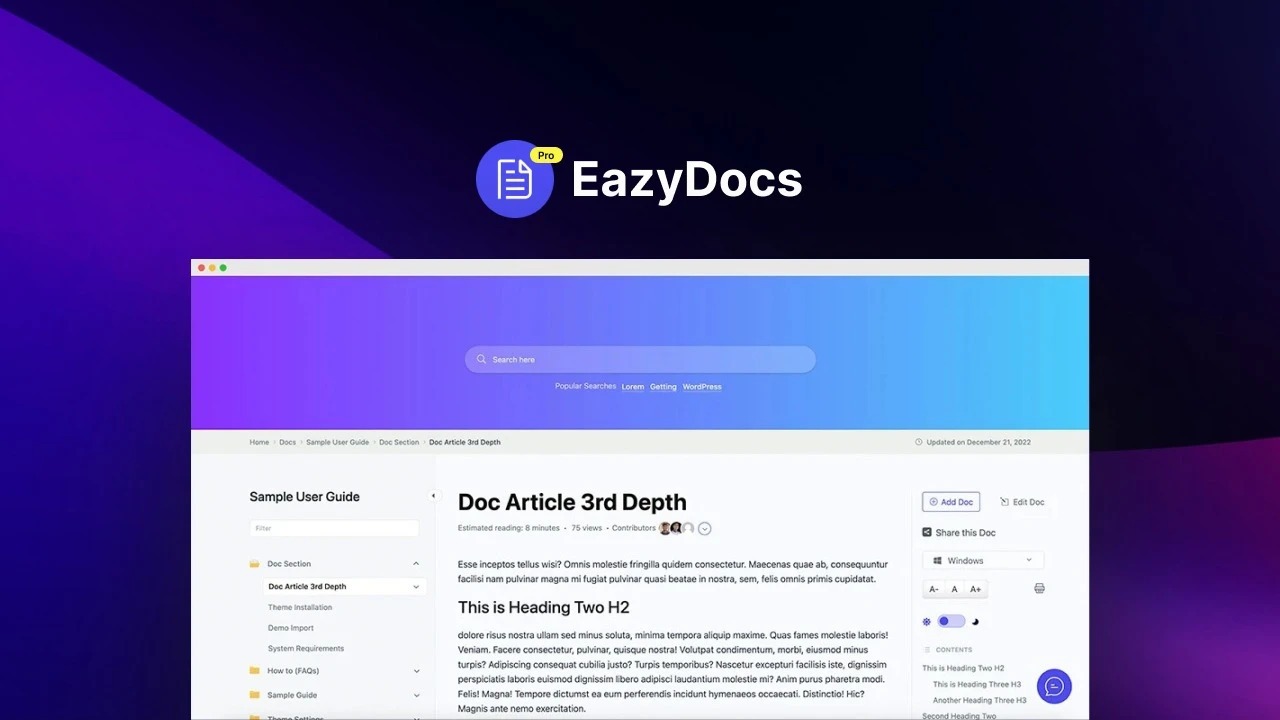 EazyDocs