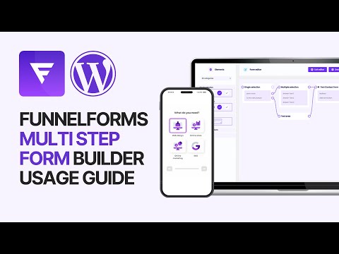 How To Use Funnelforms WordPress Plugin? Best Free Contact Form & Multi Step Form Builder 📤