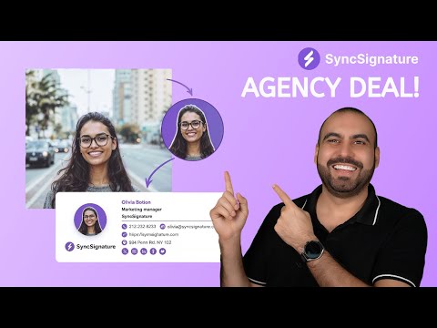 Agency-Ready Email Signatures! SyncSignature Lifetime Deal AGENCY PLAN review