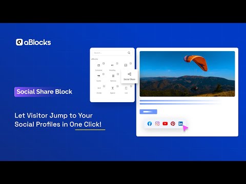 How to Add Social Share Buttons in WordPress with aBlocks (No Code Needed)