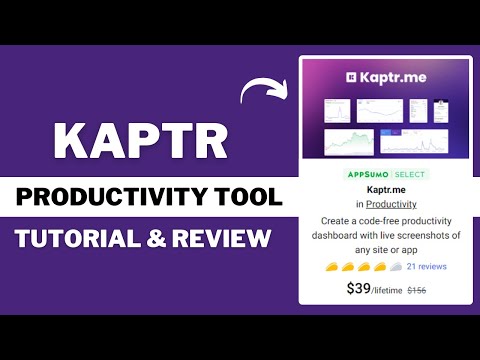 Kaptr.me Tutorial & Review 2024 | Best Appsumo Lifetime Deal | Saas LTD Hunter🔥