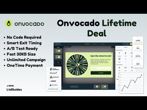 Onvocado Lifetime Deal - Create high-converting pop-ups to boost conversions with no-code builder