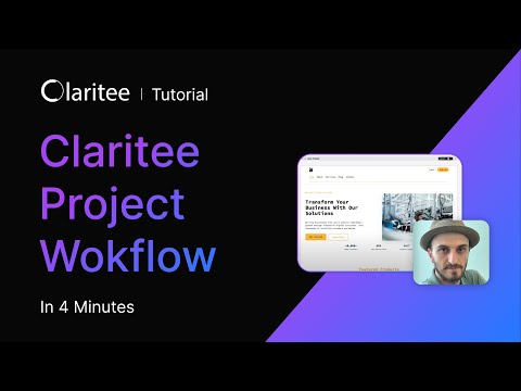 Complete Project Workflow in 4 Minutes 🚀 | Claritee Tutorial