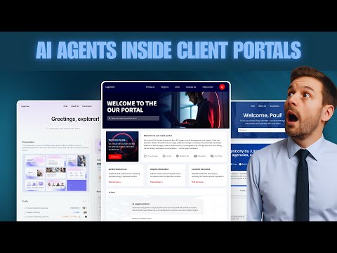 Client Portal that Converts 💲: AI Agents Inside 🤖 (Setup & Examples)