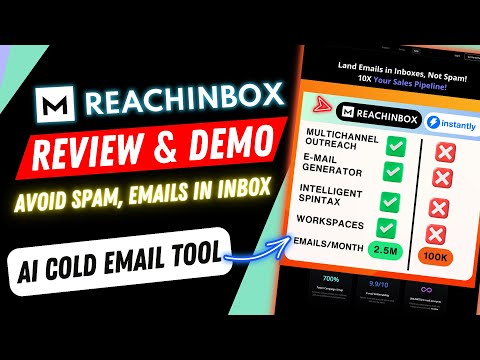 Cold Email Marketing for Beginners with Ai - ReachInbox Review (Demo &amp; Tutorial)