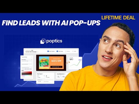 Poptics Lifetime Deal I Design Popups that Convert with AI