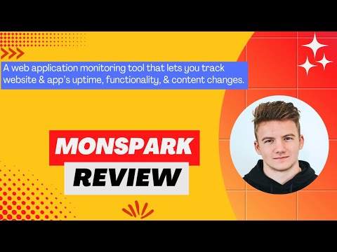 MonSpark Review, Demo + Tutorial I Monitor the performance &amp; functionality of your website
