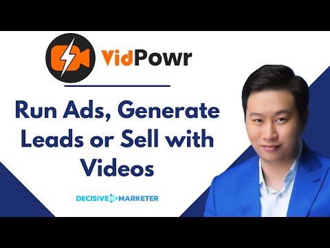 VidPowr Review - Use Youtube, Vimeo Videos to Generate Leads, Delivery Custom Ads & Sell Products