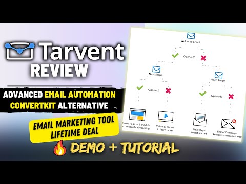 Tarvent Review, Demo + Tutorial | Better Email Marketing Tool than Convertkit, Aweber or Mailerlite
