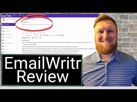 EmailWritr Review & Demo - Amazing Email Writing Software that will Blow Your Mind