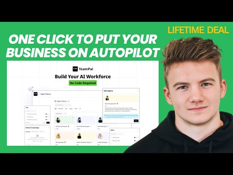 TeamPal Lifetime Deal I Build a Custom no-code AI Workforce to Streamline Your Business
