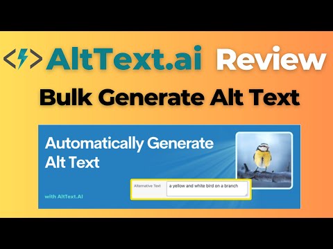 AltText.ai Review: Automatically Generate Bulk Alt Text for Improved SEO