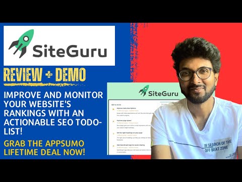 SiteGuru Review + Demo – Improve & monitor your website&#39;s rankings with an actionable SEO todo-list!