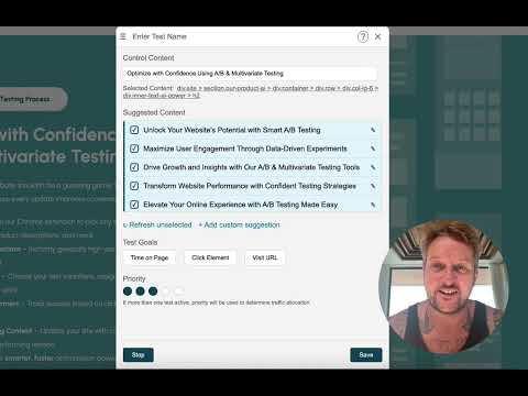 Smarter website content testing with AI