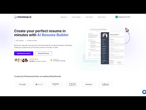 Create Job-Ready ATS Resumes Effortlessly with ResumeUp.AI | Full Features Walkthrough 🎯