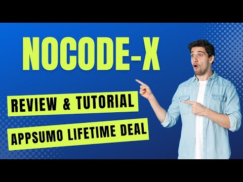 NoCode X Review & Tutorial - How To Use NoCode X AppSumo Lifetime Deal