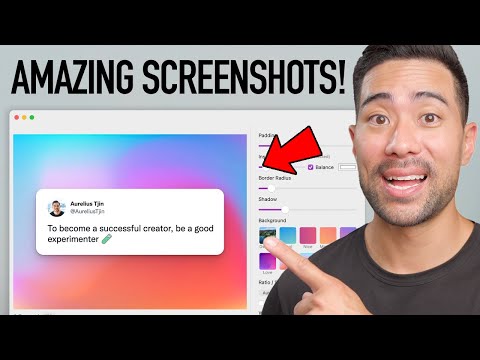 Take Beautiful Screenshots With 1-Click!