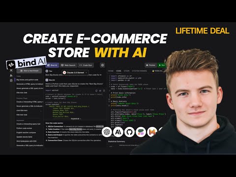 Bind AI Lifetime Deal I Create Your Own Ecommerce Store with AI: Claude 3.5 Sonnet + Webflow