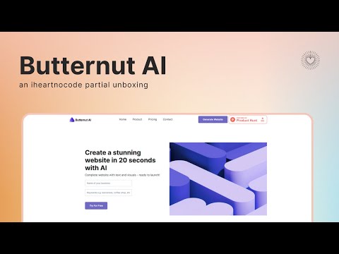AI Revolution: A Partial First Look at Butternut AI's Web Design Capabilities