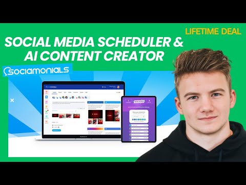 Sociamonials Lifetime Deal I Your Social Media Scheduler and AI Content Creator