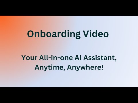 Nily AI Quick Onboarding Tour