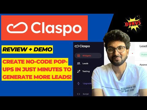 Claspo Review + Demo – Create no-code pop-ups in just minutes to generate more leads!
