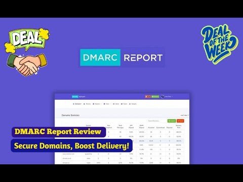 DMARC Report Review, Demo + Tutorial I Monitor domain security and boost deliverability