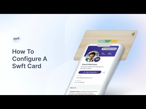 Swft Card Setup Guide (NFC Digital Business Card by Swft Connect)