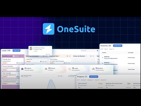 Scale Your Agency with OneSuite