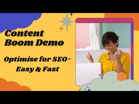 Content Boom Demo. WordPress Plugin to write and optimize content
