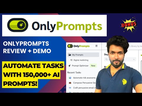 OnlyPrompts Review – Automate tasks with 150,000+ AI prompts!