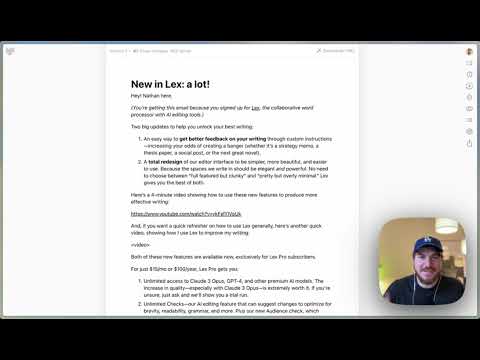 How I use Lex (April 2024)