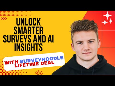 Unlock Smarter Surveys and AI Insights with SurveyNoodle Lifetime Deal