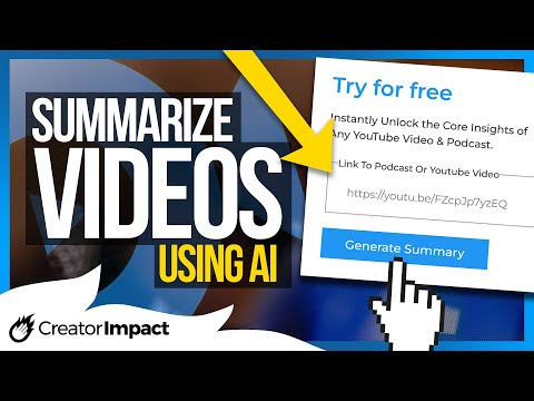 A Powerful YouTube Video Summarizer AI! (Full TubeOnAI Tutorial)