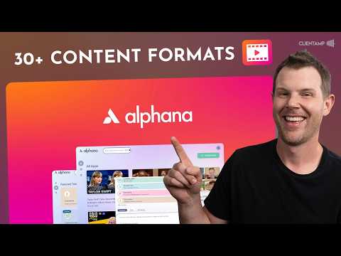 Your audio/video repurposed 30+ ways with AI - Alphana LIfetime Deal