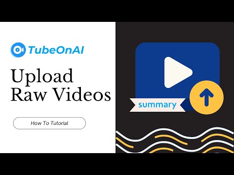 Upload & Summarize Videos Easily – New TubeOnAI UI!