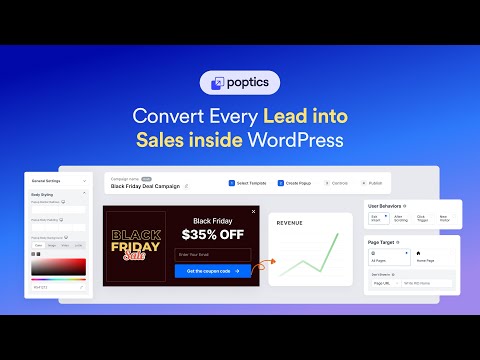 Poptics Popup Builder for WordPress | Generate Leads and Boost Sales Easily!