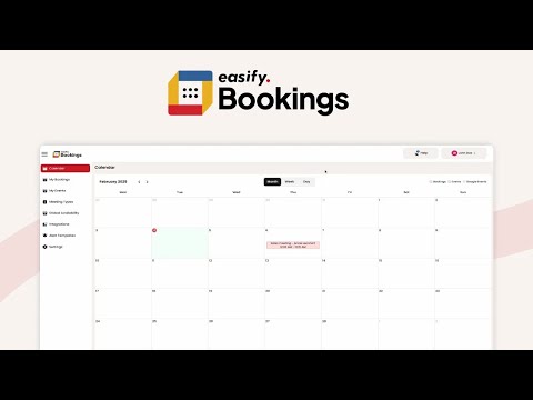 Easify Bookings | Tutorial | How to use it