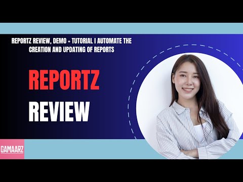Reportz Review, Demo + Tutorial I Automate the creation and updating of reports