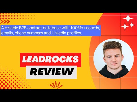 LeadRocks Review, Demo + Tutorial I B2B Contact Database records, emails, phone number & LinkedIn