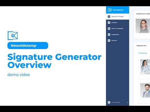 Signature Generator Overview