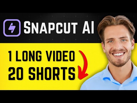 Convert Long Video to Short Video AI (for FREE) with Snapcut AI